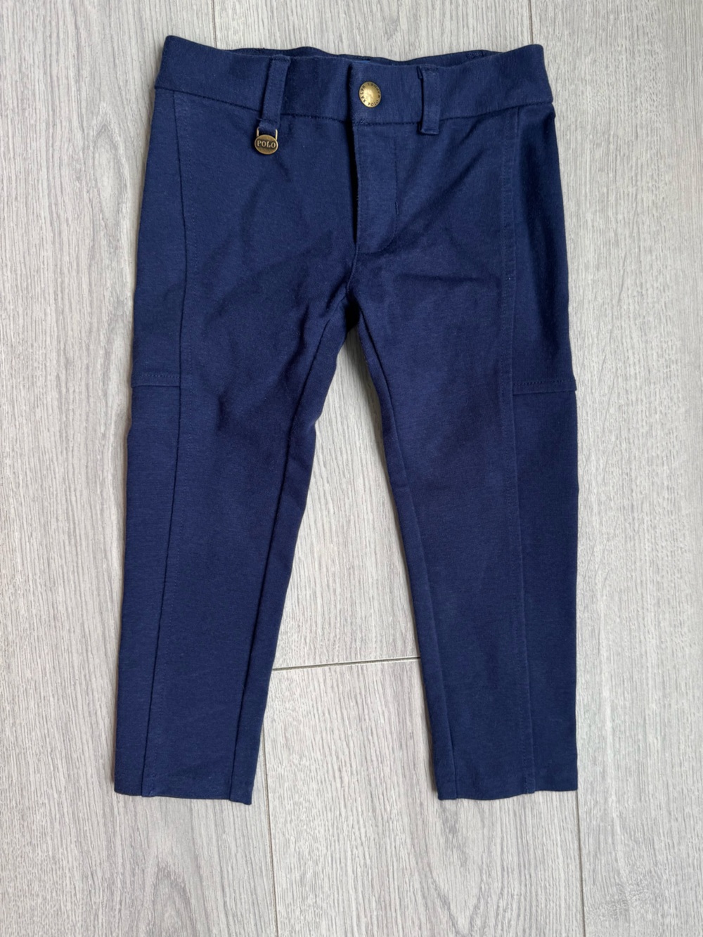 Polo by Ralph Lauren Navy Girls' Stretch Pants